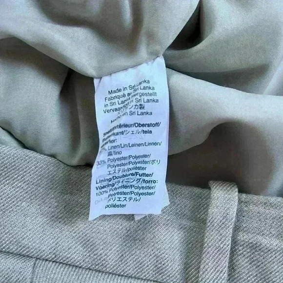 Jcrew cream linen trousers - Picture 4 of 9